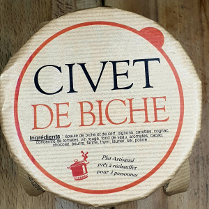 Civet de Biche/Cerf, sauce Grand Veneur